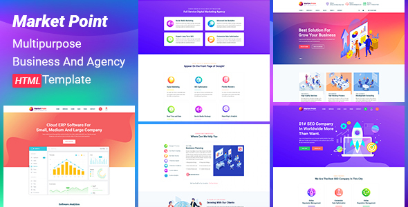 MarketPoint - Multipurpose Business And Agency HTML Template