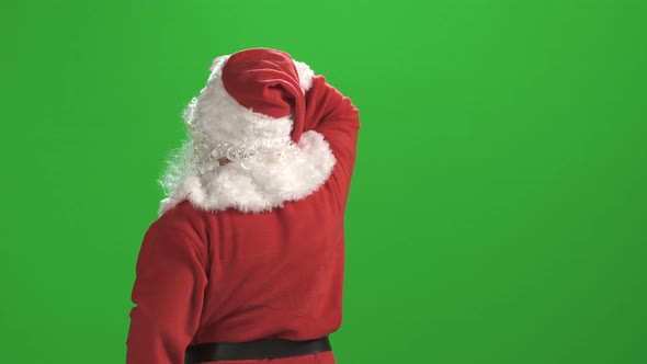 Santa Claus Against Green Screen