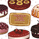 Delicious Cakes Clipart - GraphicRiver Item for Sale