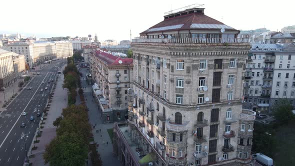 Kyiv - Aerial View of the Capital of Ukraine. Kiev