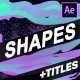 Cartoon Dynamic Shapes | After Effects - VideoHive Item for Sale