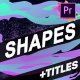 Cartoon Dynamic Shapes | Premiere Pro MOGRT - VideoHive Item for Sale