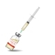 Syringe and Vaccine Bottle on White - GraphicRiver Item for Sale