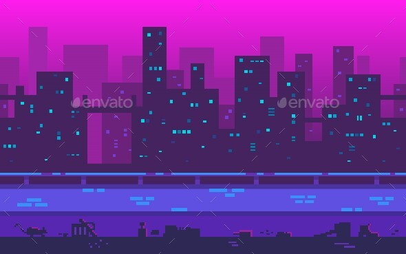 Pixel Art Vector Game Assets From Graphicriver