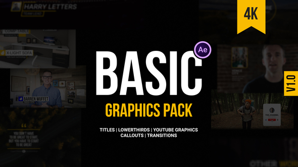 Basic Graphics Pack For Video Creators