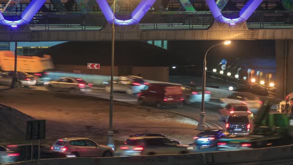 City Road Traffic at evening.