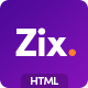 Zix - Agency, Portfolio Multipurpose HTML5 Template - ThemeForest Item for Sale