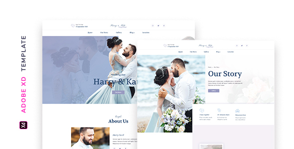 Lovedy – Wedding Template for XD