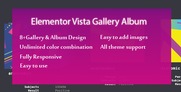 Elementor - Ultimate Gallery Album