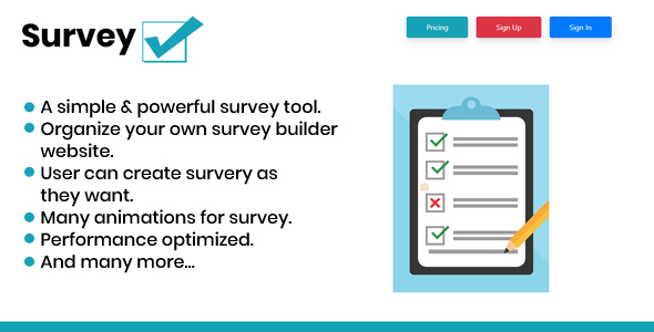 SurveyTickMark - Simple Survey Builder