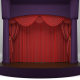 THEATER SCENE WITH RED CURTAINS - 3DOcean Item for Sale