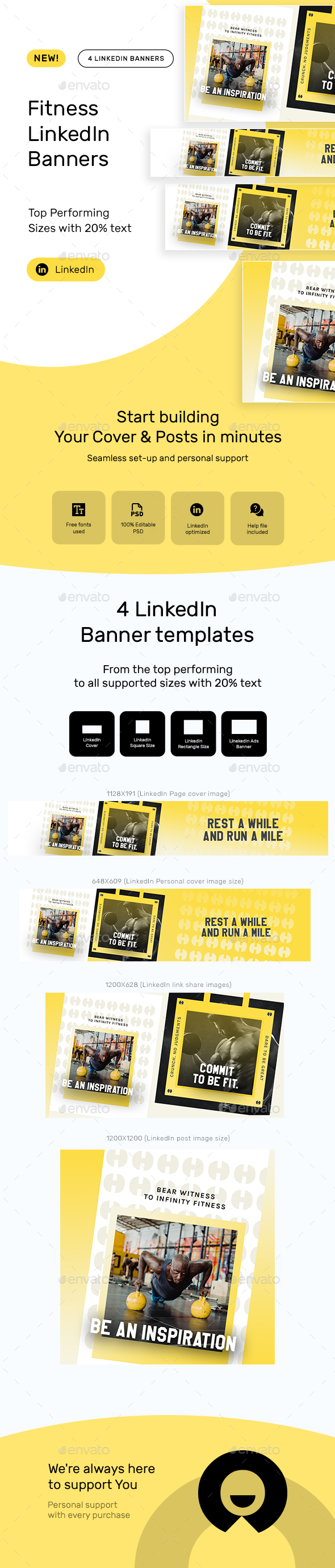 Linkedin Banner Graphics Designs Templates From Graphicriver