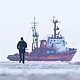 Ice Run From The Ship - VideoHive Item for Sale