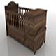 Extendable bed nursery baby furniture - 3DOcean Item for Sale