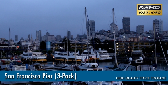 San Francisco Pier (3-Pack)
