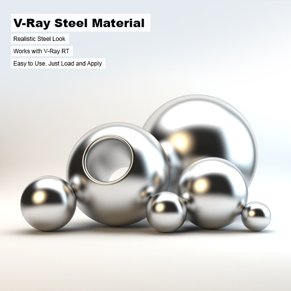 V-Ray Steel Material