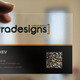 Transparent QR Code Business Card - GraphicRiver Item for Sale