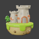 3D Game castle asset - 3DOcean Item for Sale