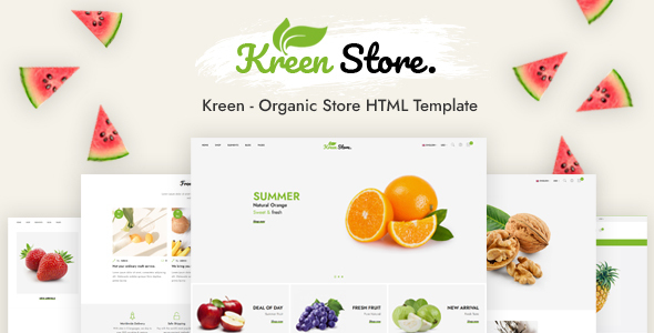 Kreen - Organic Store HTML Template