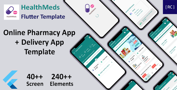 Online Medicine Ordering App Template Flutter | Online Pharmacy App Template Flutter