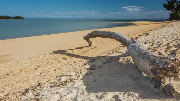 Beautiful summer beach timelapse