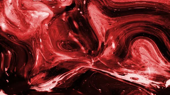 Red Color Water Texture Liquid Animated Background
