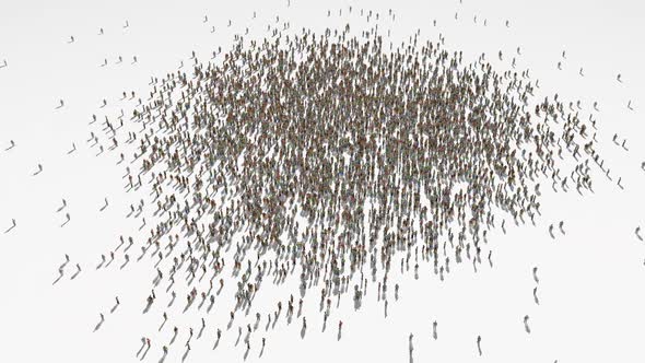 Group of People Walk and Create a Map of Zimbabwe alt