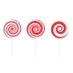 Red and White Round Spiral Swirl Lollipops - GraphicRiver Item for Sale