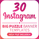 Restaurant Instagram Puzzle - GraphicRiver Item for Sale