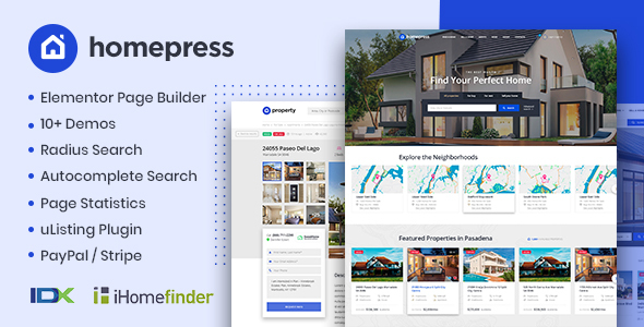 HomePress - Real Estate WordPress Theme