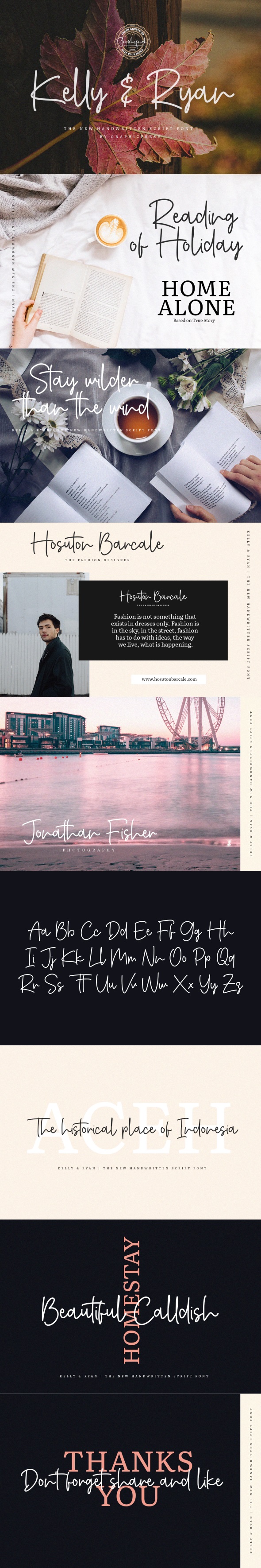 Kelly & Ryan | The Handwritten Font