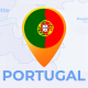 Portugal Map - Portuguese Republic Travel Map - VideoHive Item for Sale