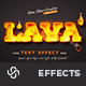 Lava Text Effects - GraphicRiver Item for Sale
