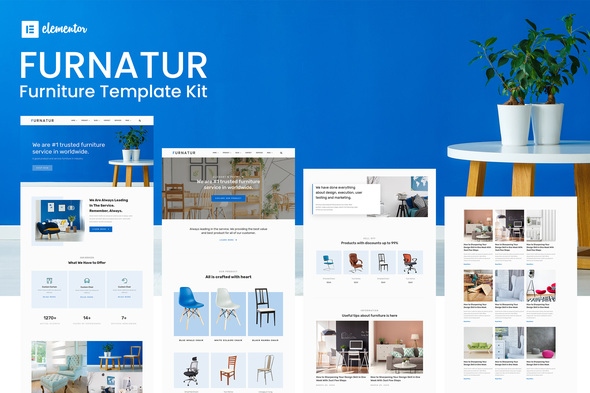 Furnatur - Furniture eCommerce Elementor Template Kit