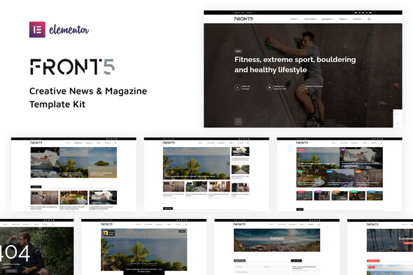 FrontFive - Creative News & Magazine Template Kit