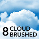 8 High Res Cloud Brushes - GraphicRiver Item for Sale
