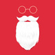 Santa Claus Beard and Mustache and Glasses - GraphicRiver Item for Sale