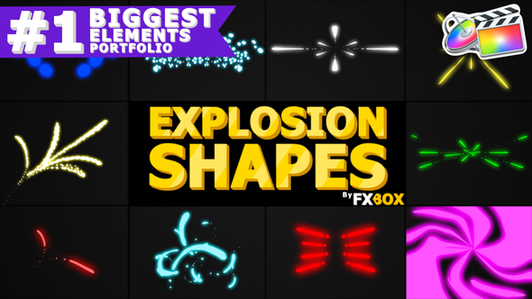 Explosion Shapes | FCPX alt