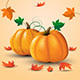 Autumn Leaves and Pumpkins - GraphicRiver Item for Sale