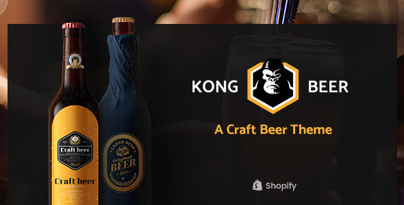 Kong - Alcohol, Beer & Liquor Store Shopify Theme