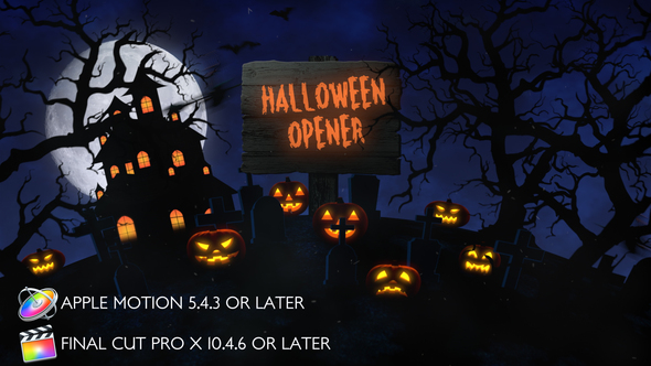 Halloween Opener - Apple Motion