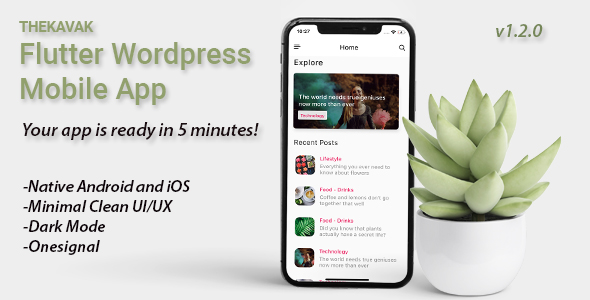 For Wordpress Blogs Flutter App Ios And Android