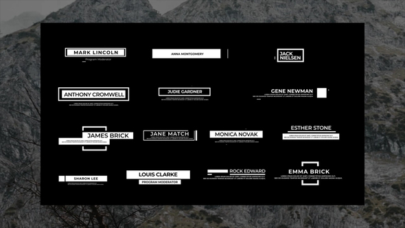 Unique News Titles Animation