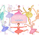Ballerinas Pastel Tutus Clipart - GraphicRiver Item for Sale