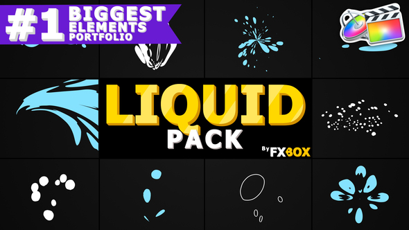 Abstract Liquid Elements | FCPX alt