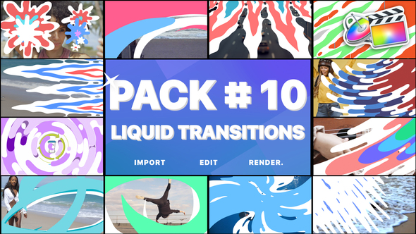 Liquid Transitions Pack 10 | FCPX