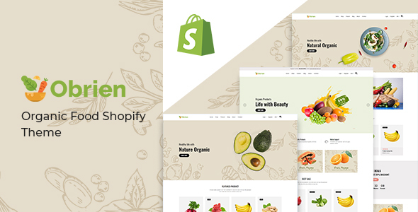 Obrien – Organic Food Shopify Theme