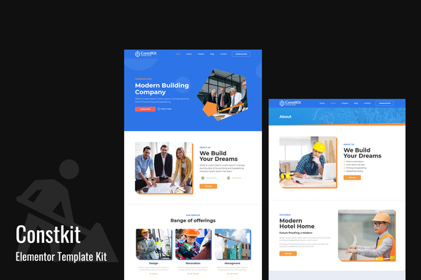 Constkit - Construction and Industrial Elementor Template