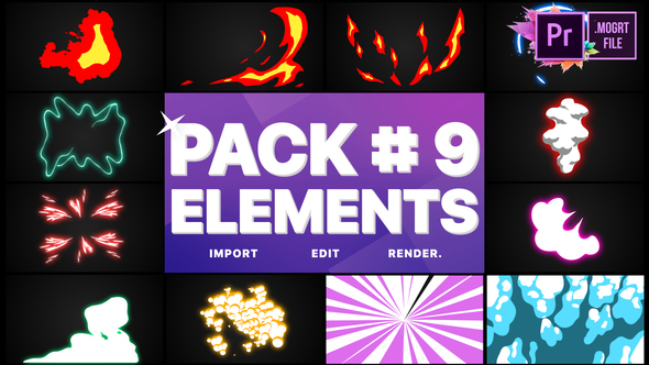 Flash FX Elements Pack 09 | Premiere Pro MOGRT
