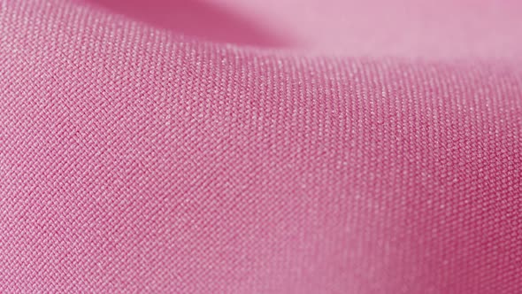 Pink Fabric Closeup Satin Luxury Cloth Texture Background